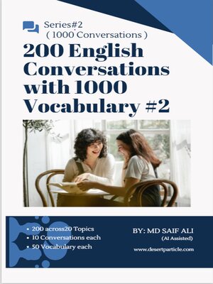 cover image of 200 English Conversations with 1000 Vocabulary